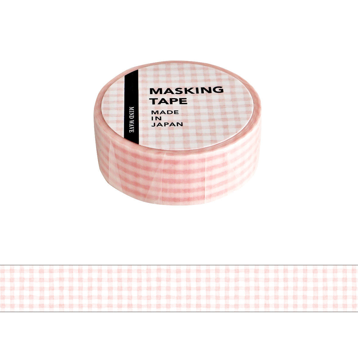 Mind Wave - Washi Tape - Pink Check