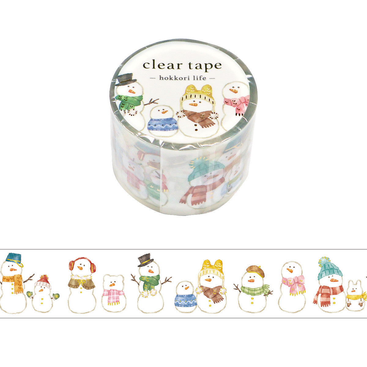 Mind Wave - Washi Tape - Hokkori Life - Yuki Dharma (Matte PET)