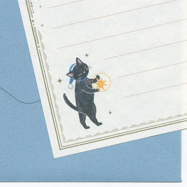 NB Japan - Letter Set - Ressa - Night Cat (Mini)