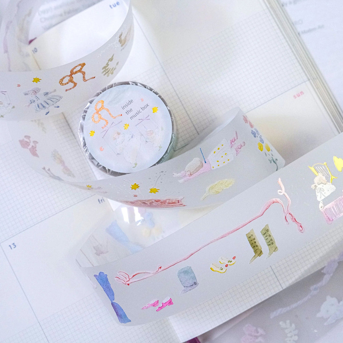 Dodolulu - Washi Tape - Inside the Music Box (PET)