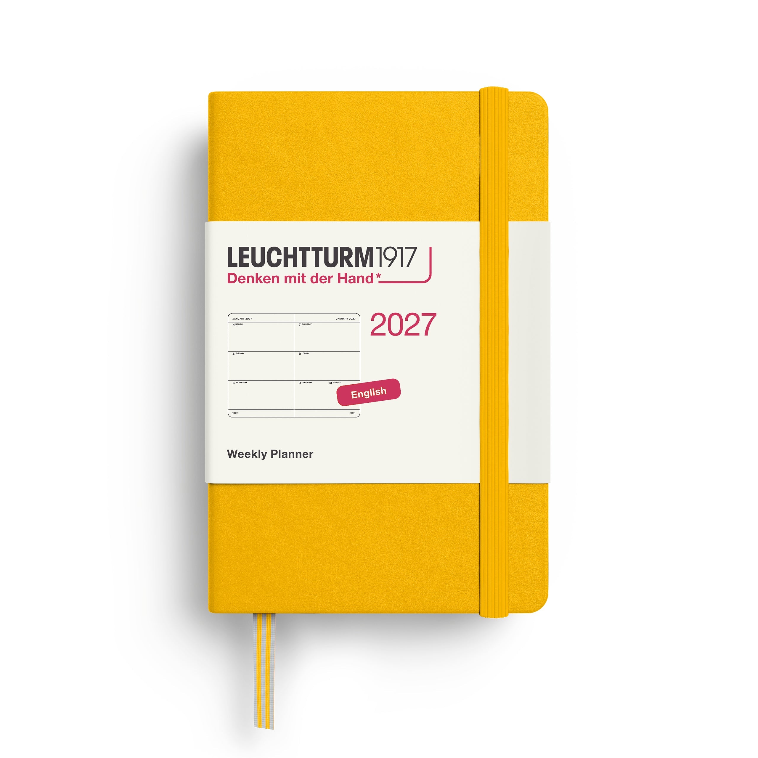 Leuchtturm1917 2027 A7 Sunflower Weekly Planner diary