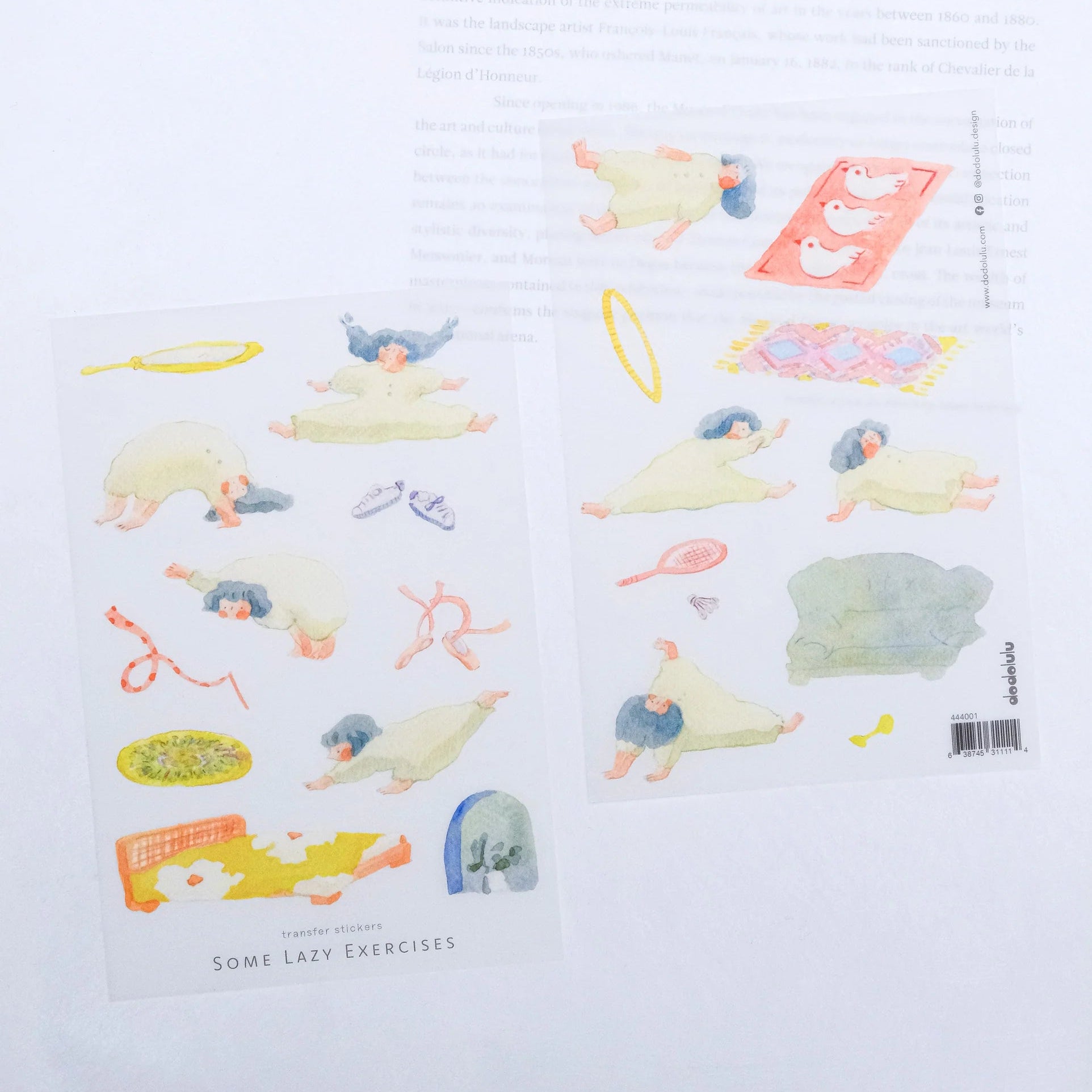 Dodolulu - Planner Sticker - Some Lazy Exercises