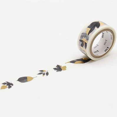 MT Masking Tape - Washi Tape - Foil Stamped Leaves