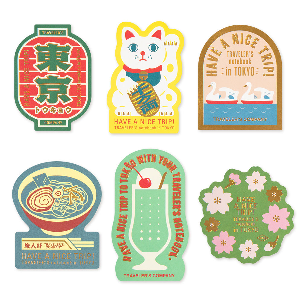 Traveler's Company - Sticker Set - Traveler's Town - Tokyo