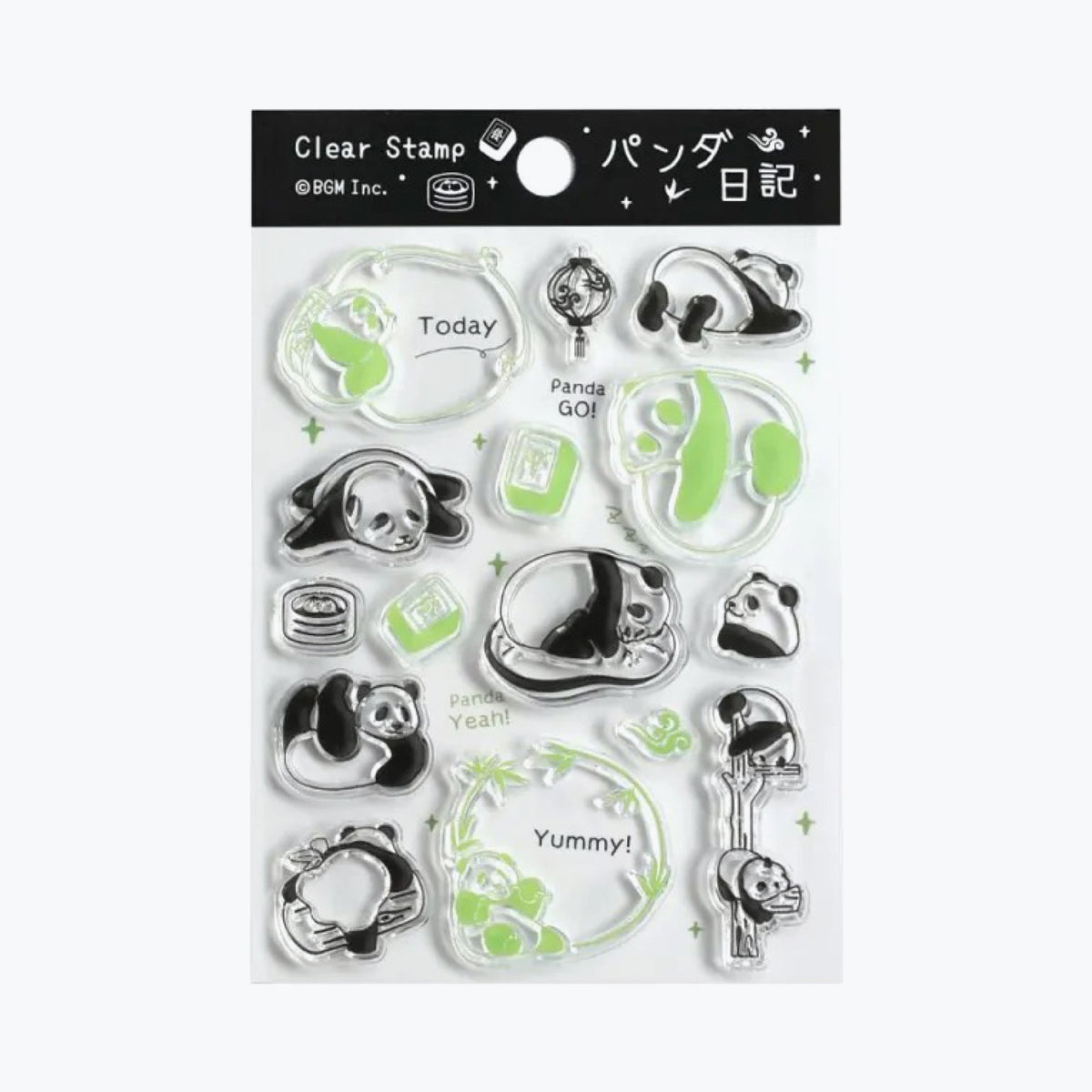 BGM - Stamp - Clear - Panda