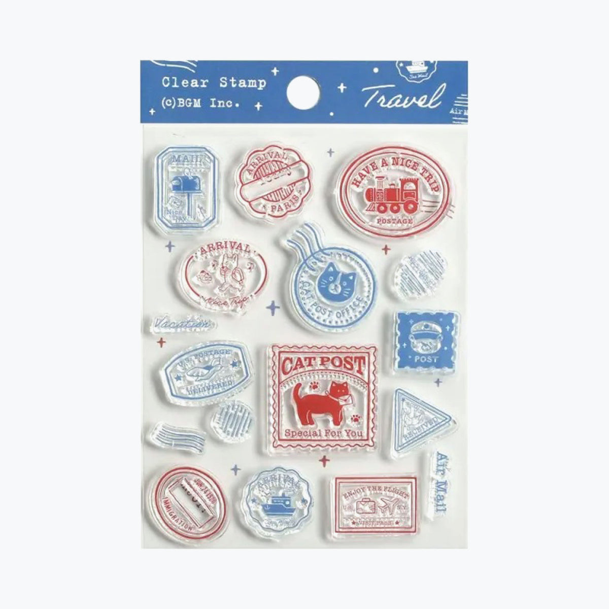 BGM - Stamp - Clear - Travel