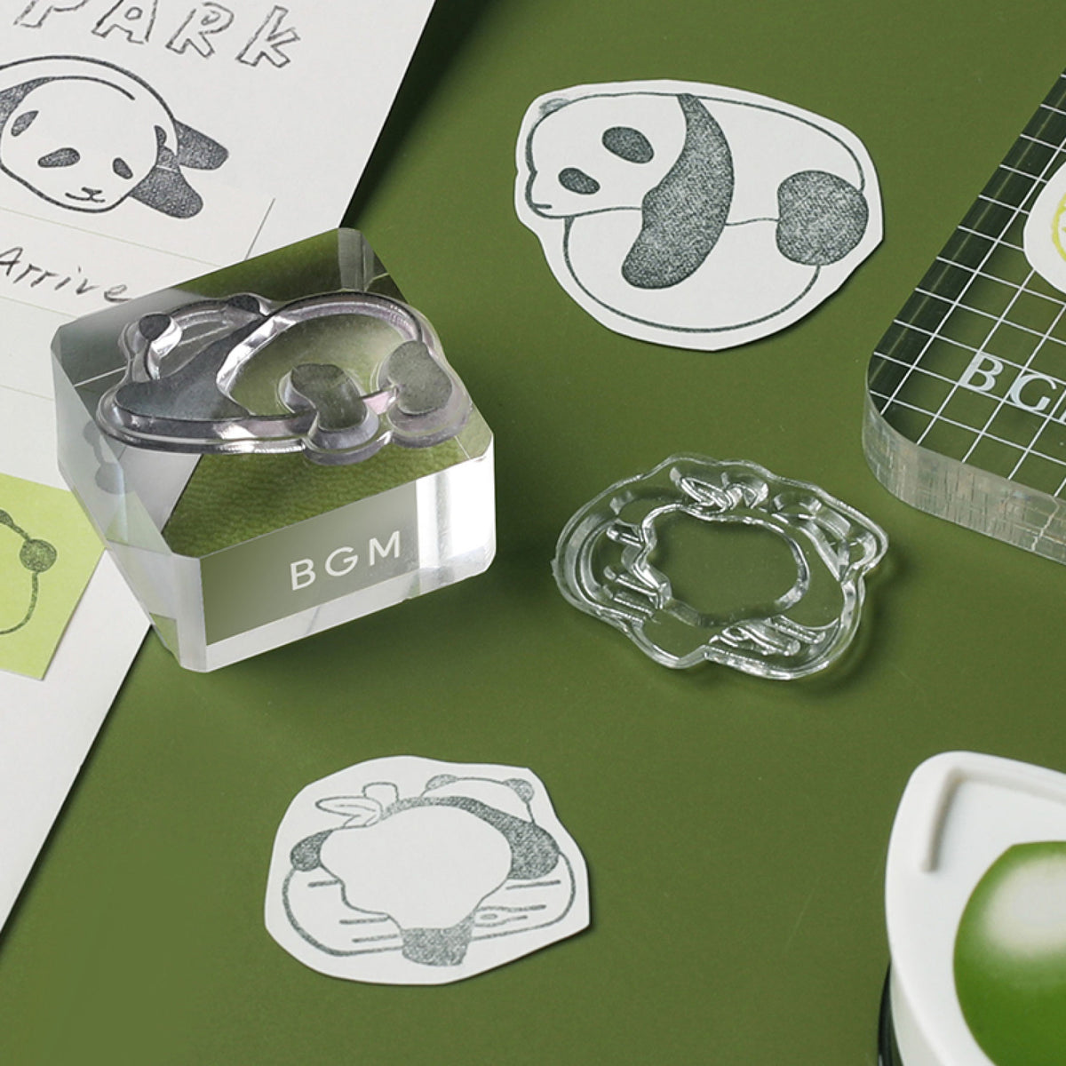 BGM - Stamp - Clear - Panda
