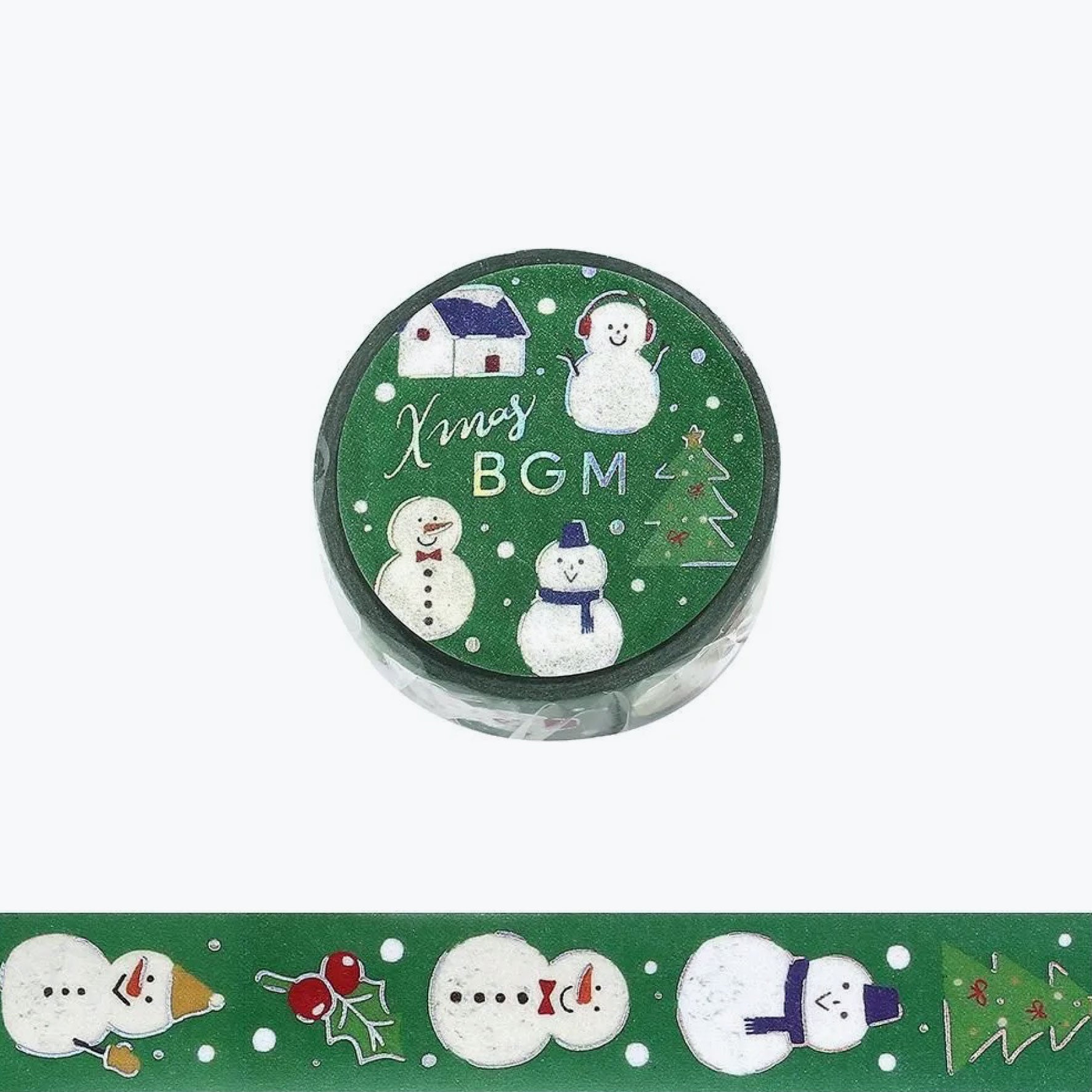 BGM - Washi Tape - Christmas Limited - Snowman