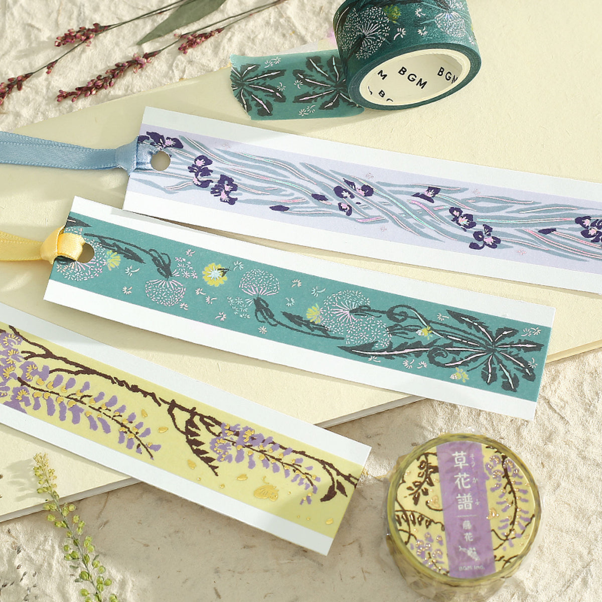 BGM - Washi Tape - Flora - Iris