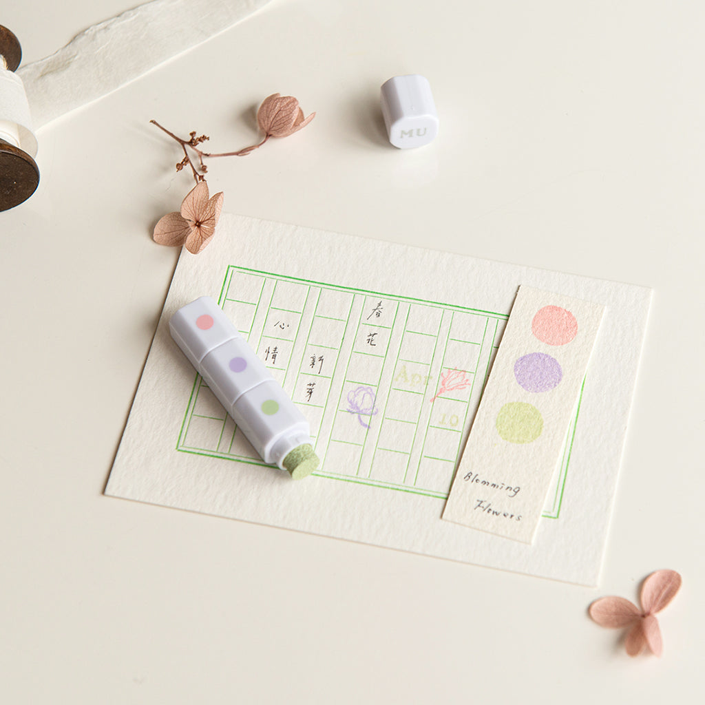 MU Lifestyle - Inky Pen - Blooming Flowers #07