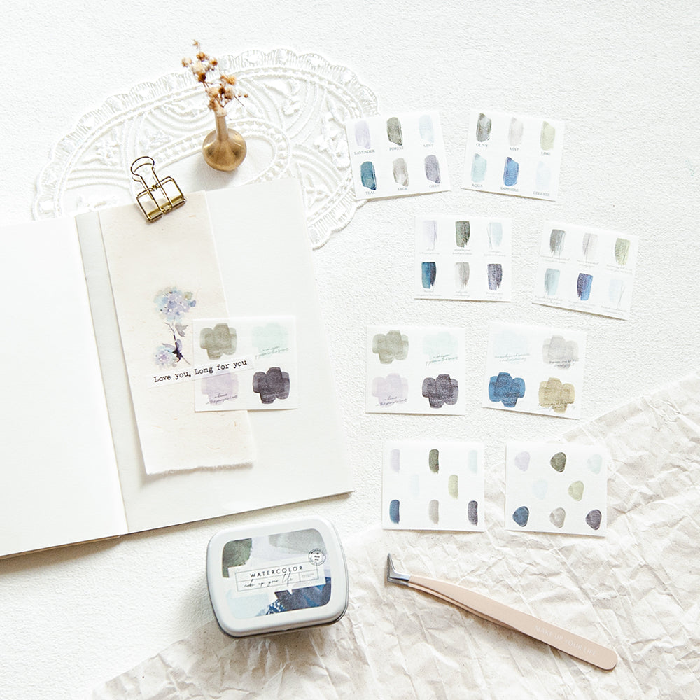 MU Lifestyle - Planner Sticker - Mini Tin Palette - #06