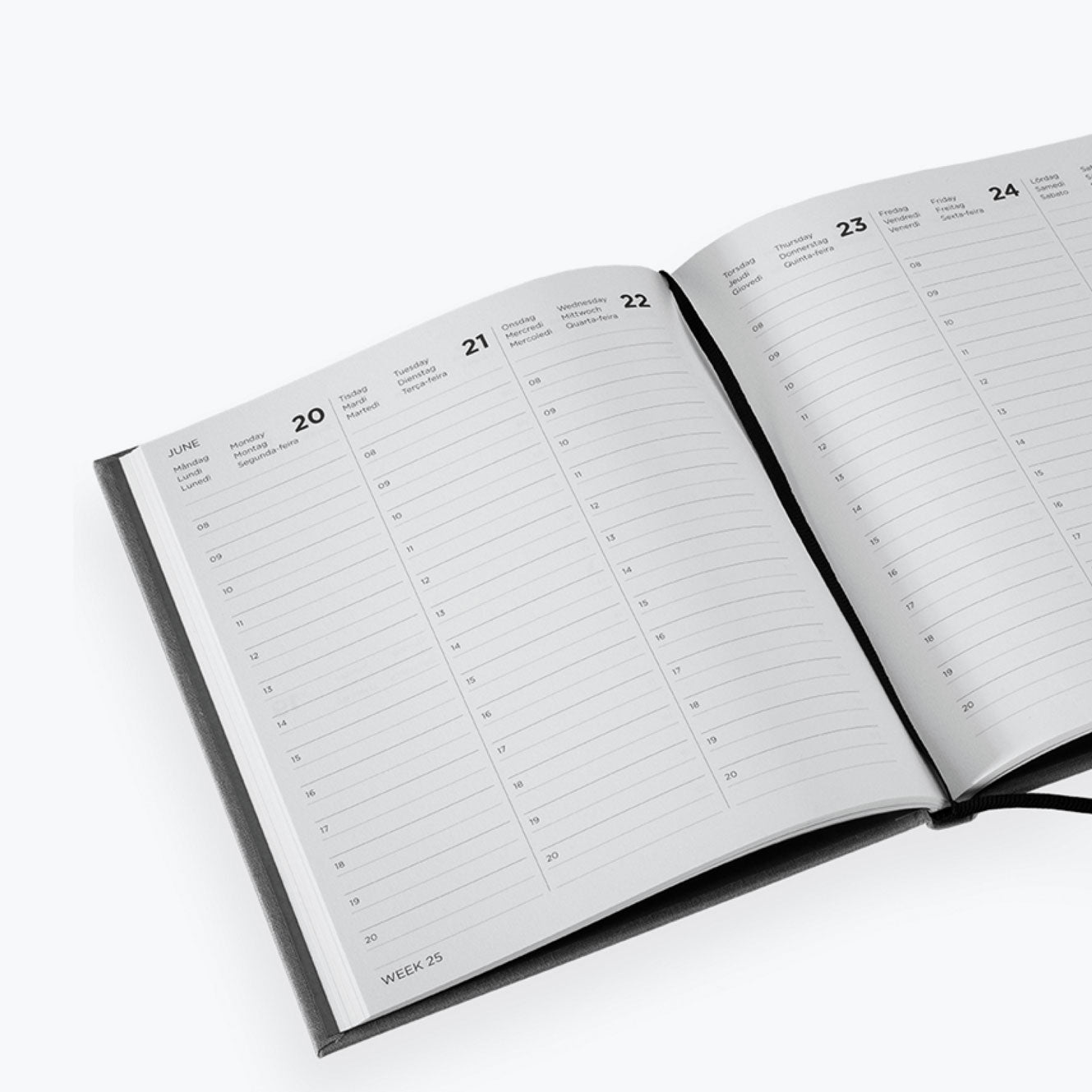 Bookbinders Design - 2024 Diary - Hardcover - Small - Dusty Green