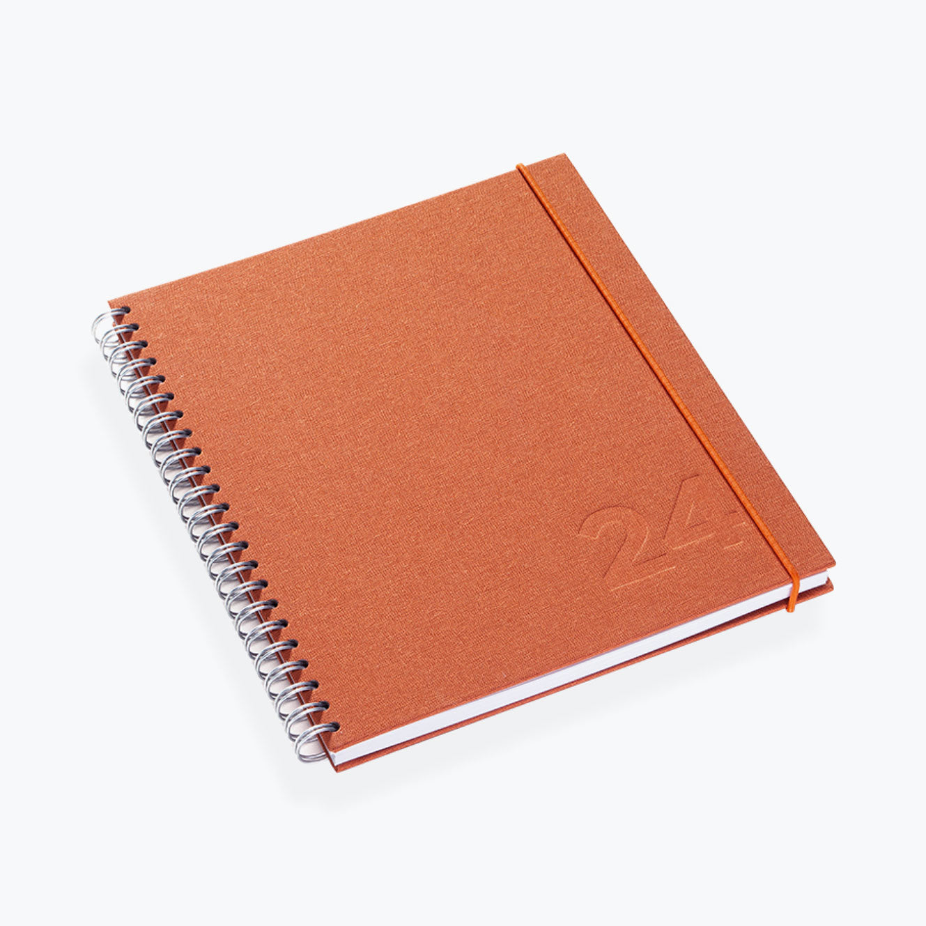 Bookbinders Design 2024 Diary Planner Rusty Red WireO Regular