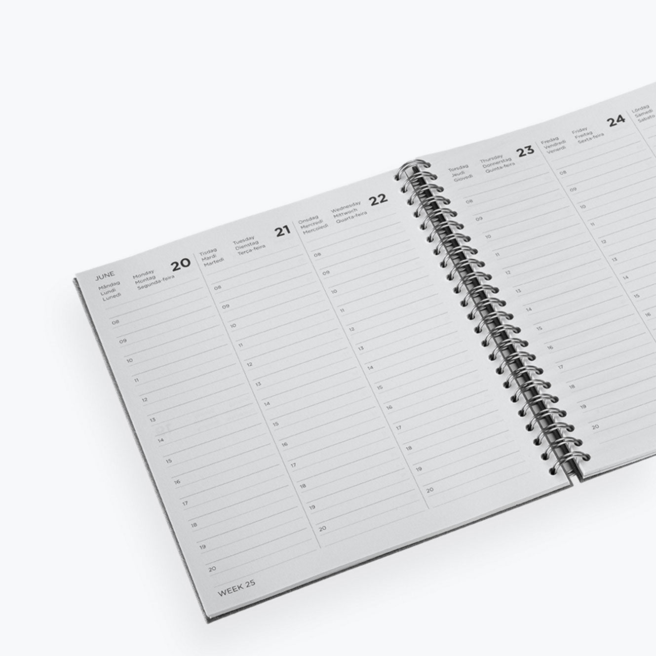 Bookbinders Design - 2024 Diary - Wire-O - Regular - Rusty Red