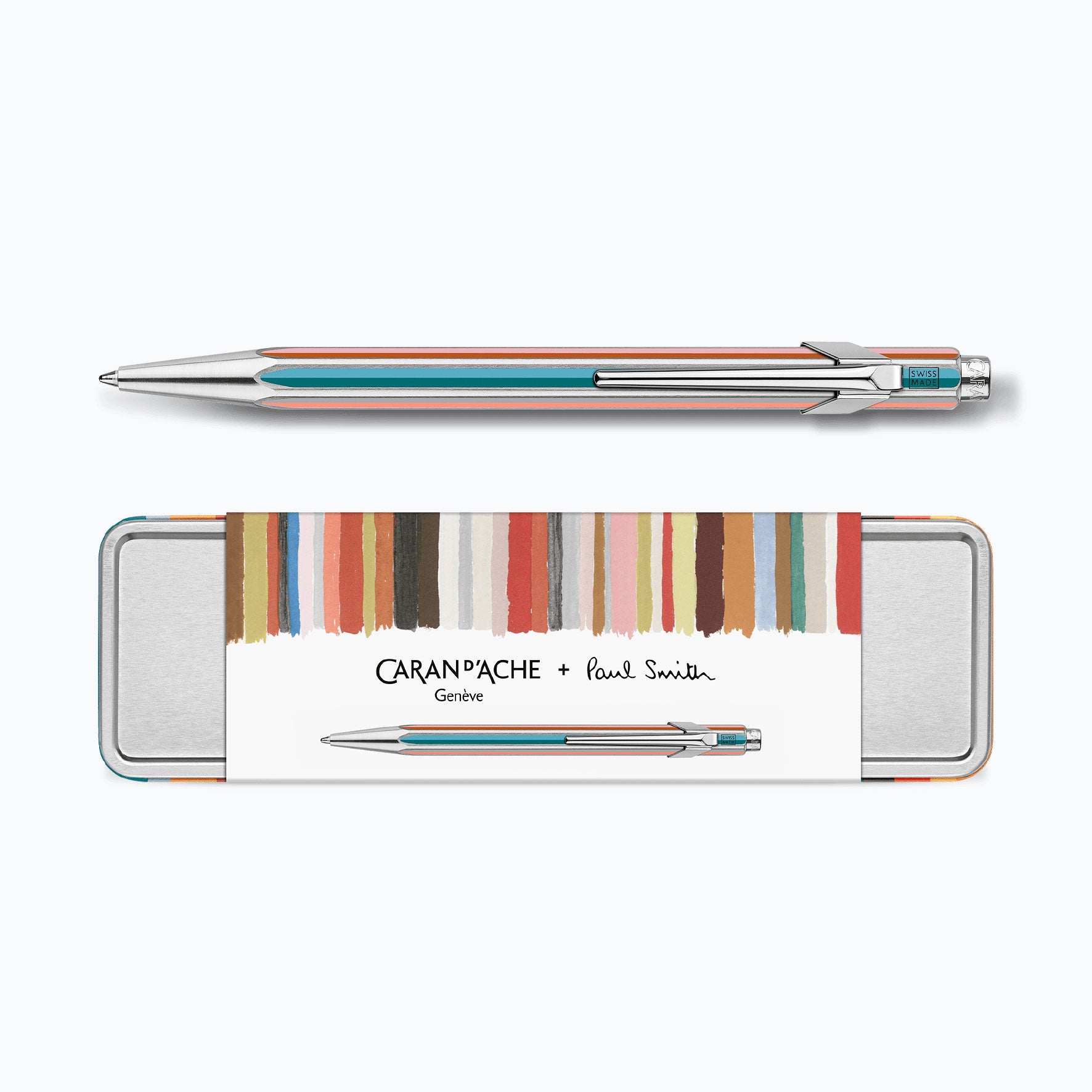Caran d'Ache - Ballpoint Pen - 849 Paul Smith 5 - Silver