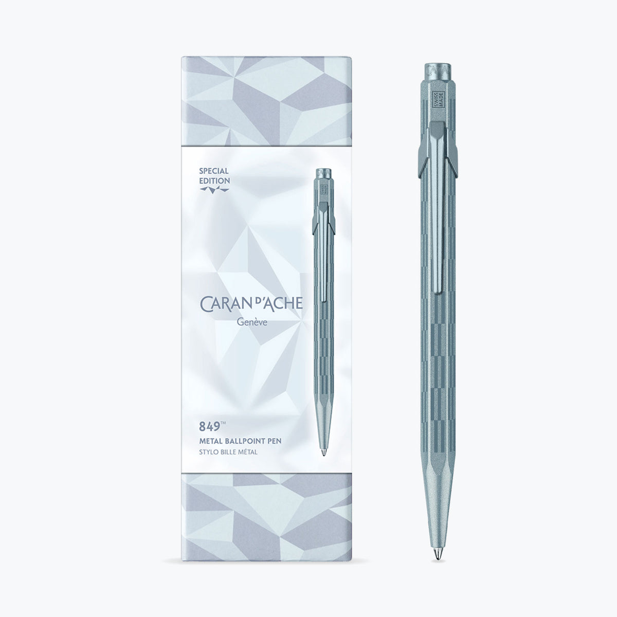 Caran d'Ache - Ballpoint Pen - 849 - Alpine Frost - Blue