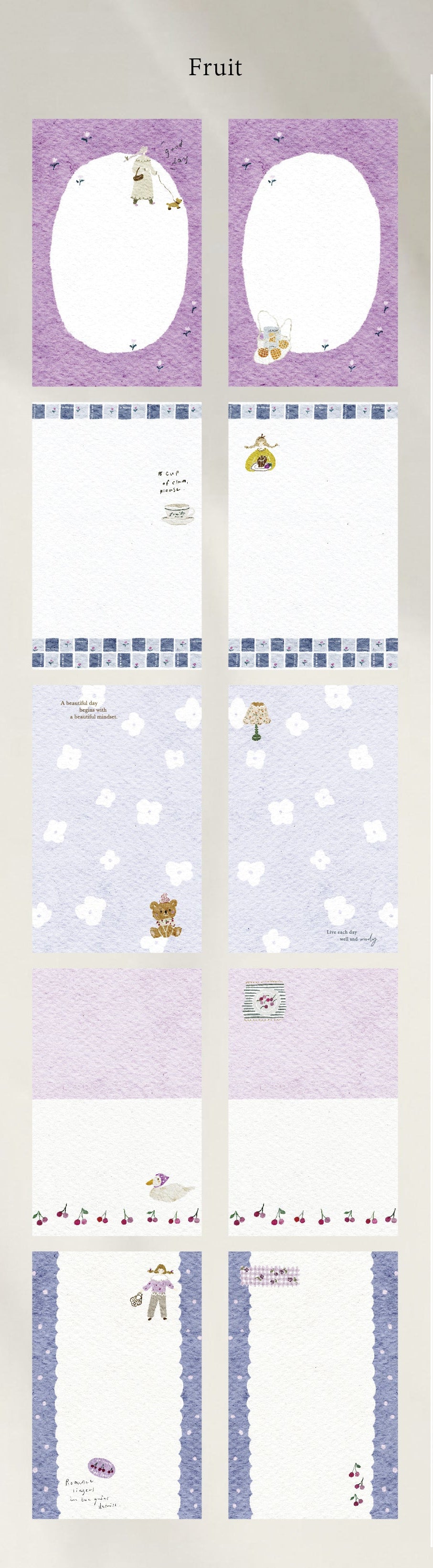 Pion - Loose Sheets - Fruit (M6)
