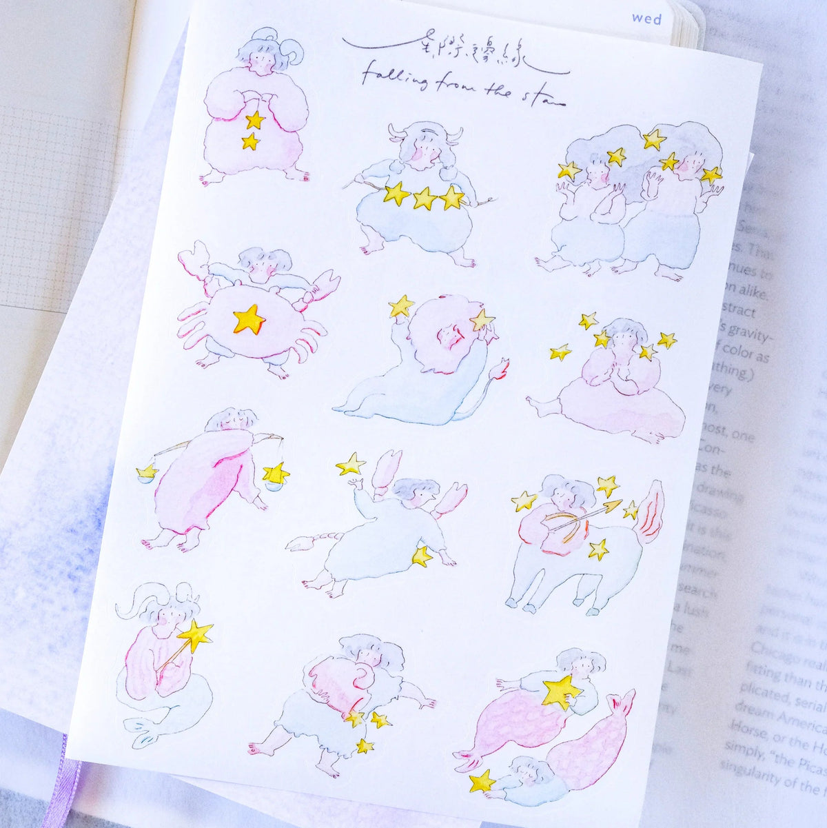 Dodolulu - Planner Sticker - Falling From The Stars