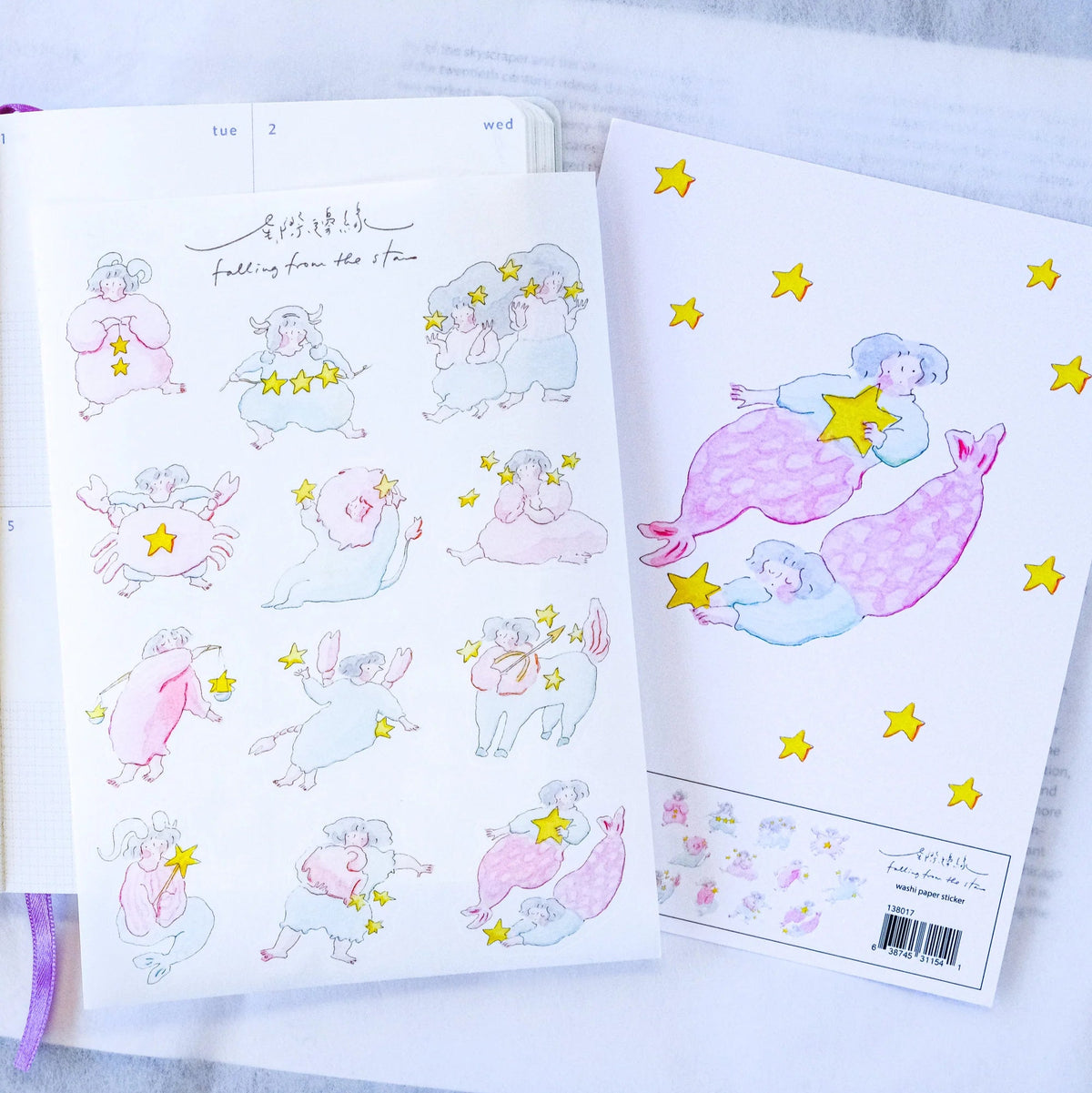 Dodolulu - Planner Sticker - Falling From The Stars