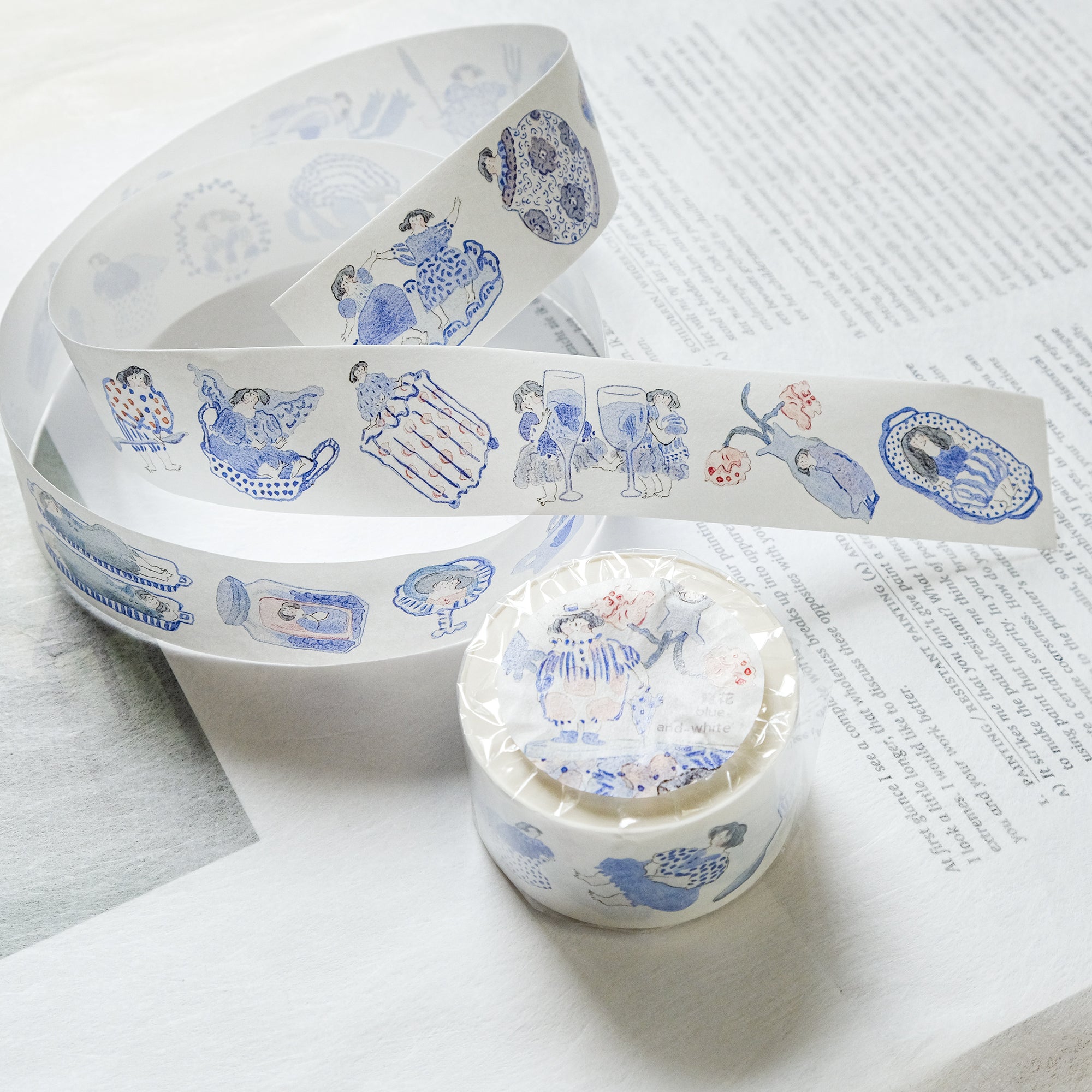 Dodolulu - Washi Tape - Blue and White