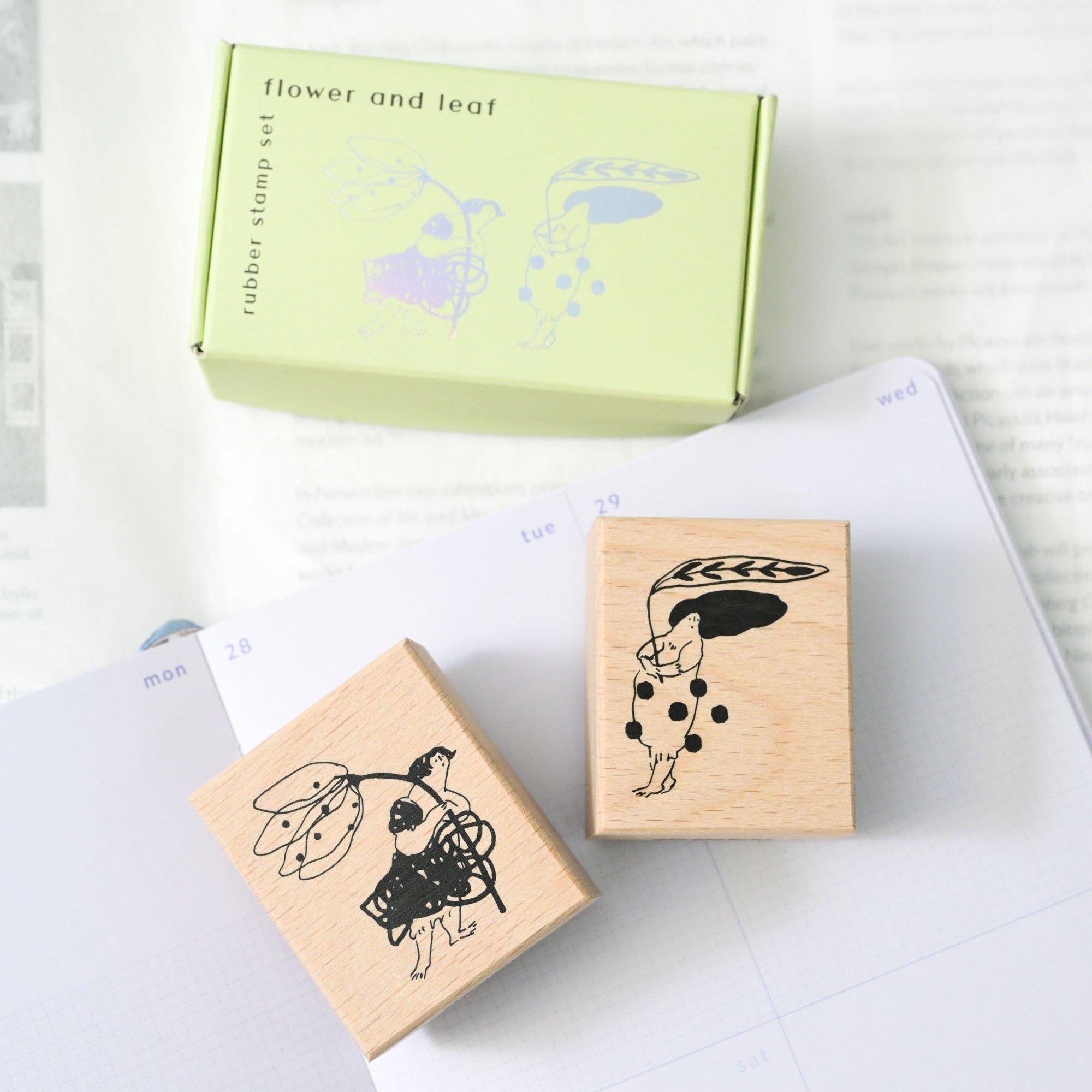 Dodolulu - Stamp Set - Flower and Leaf