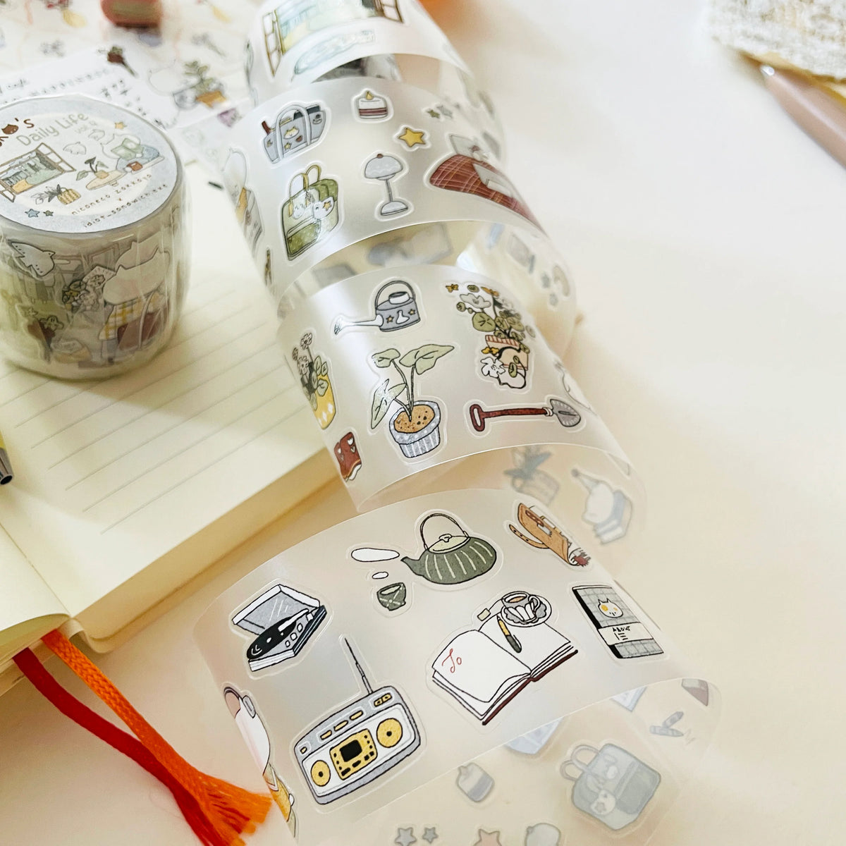 Niconeco Zakkaya - Washi Tape - Neko's Daily Life Vol.4 (PET)