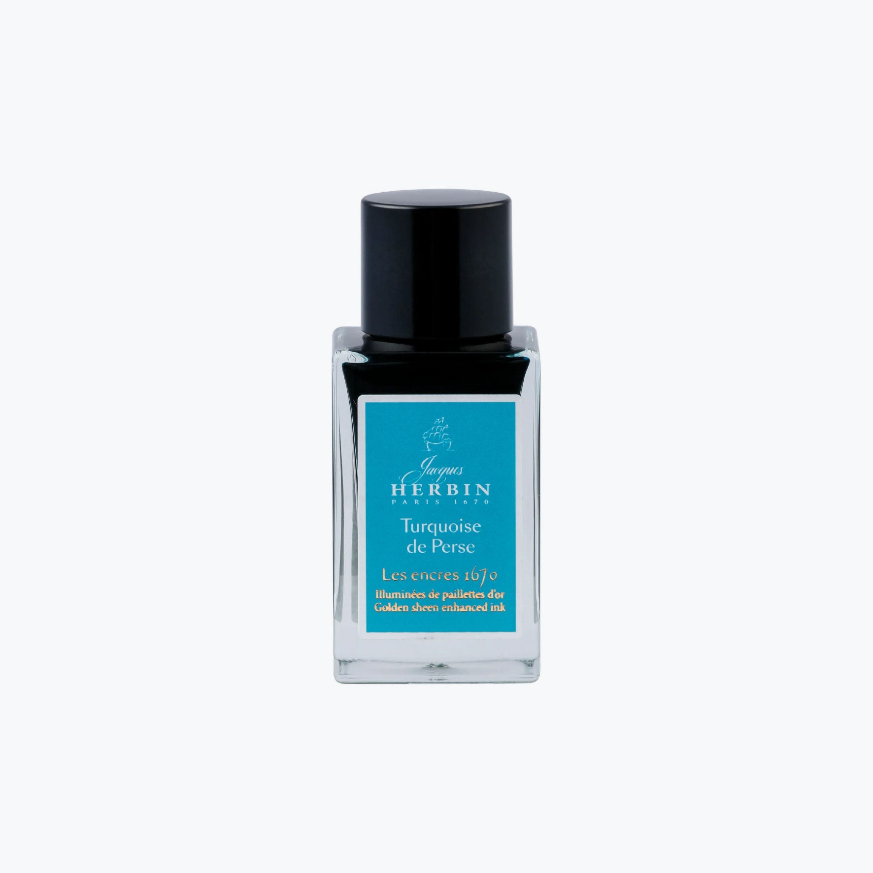 J. Herbin - Fountain Pen Ink - 1670 - 15ml - Turquoise de Perse