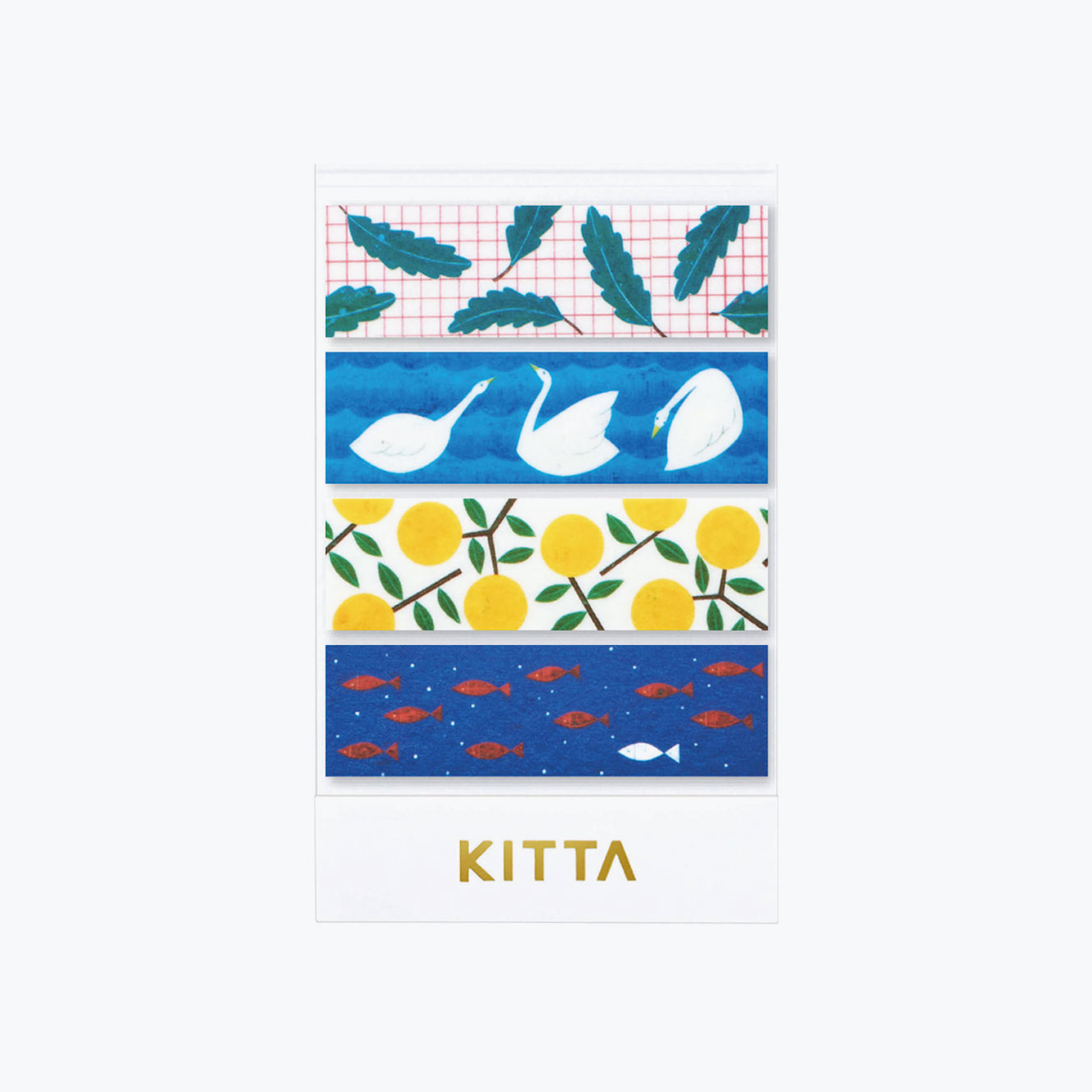 King Jim - Washi Strips - KITTA - Scenery Swans