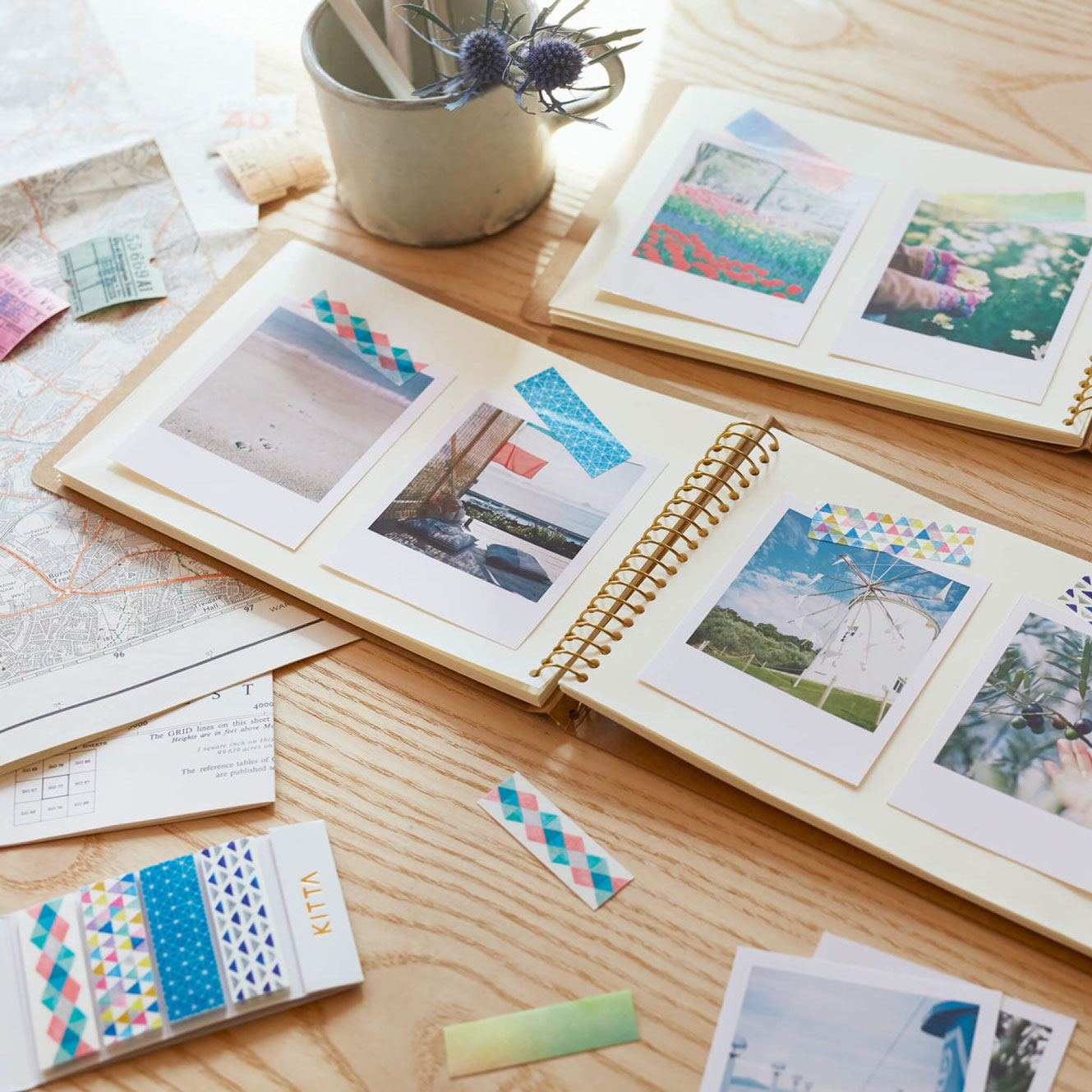 King Jim - Washi Strips - KITTA - Scenery Swans
