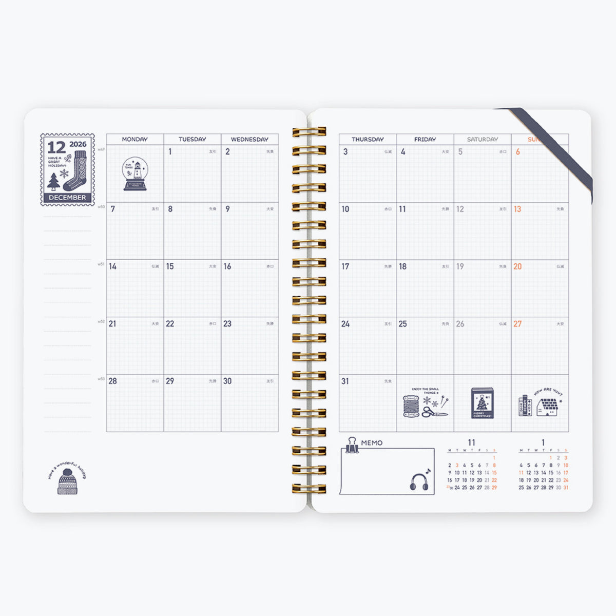Kleid x Eric - 2027 Diary - B6 - White