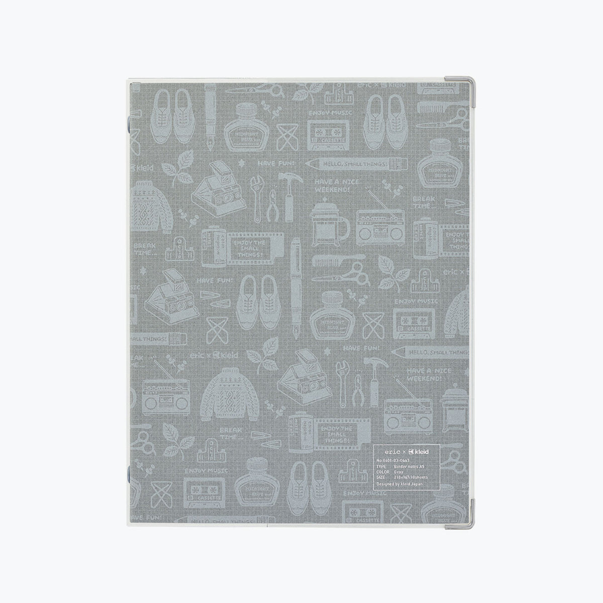 Kleid x Eric - Notebook - Binder - A5 - Gray