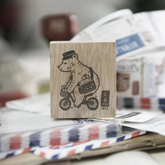 Black Milk Project - Stamp - Kuma Post Bear (Bicycle)