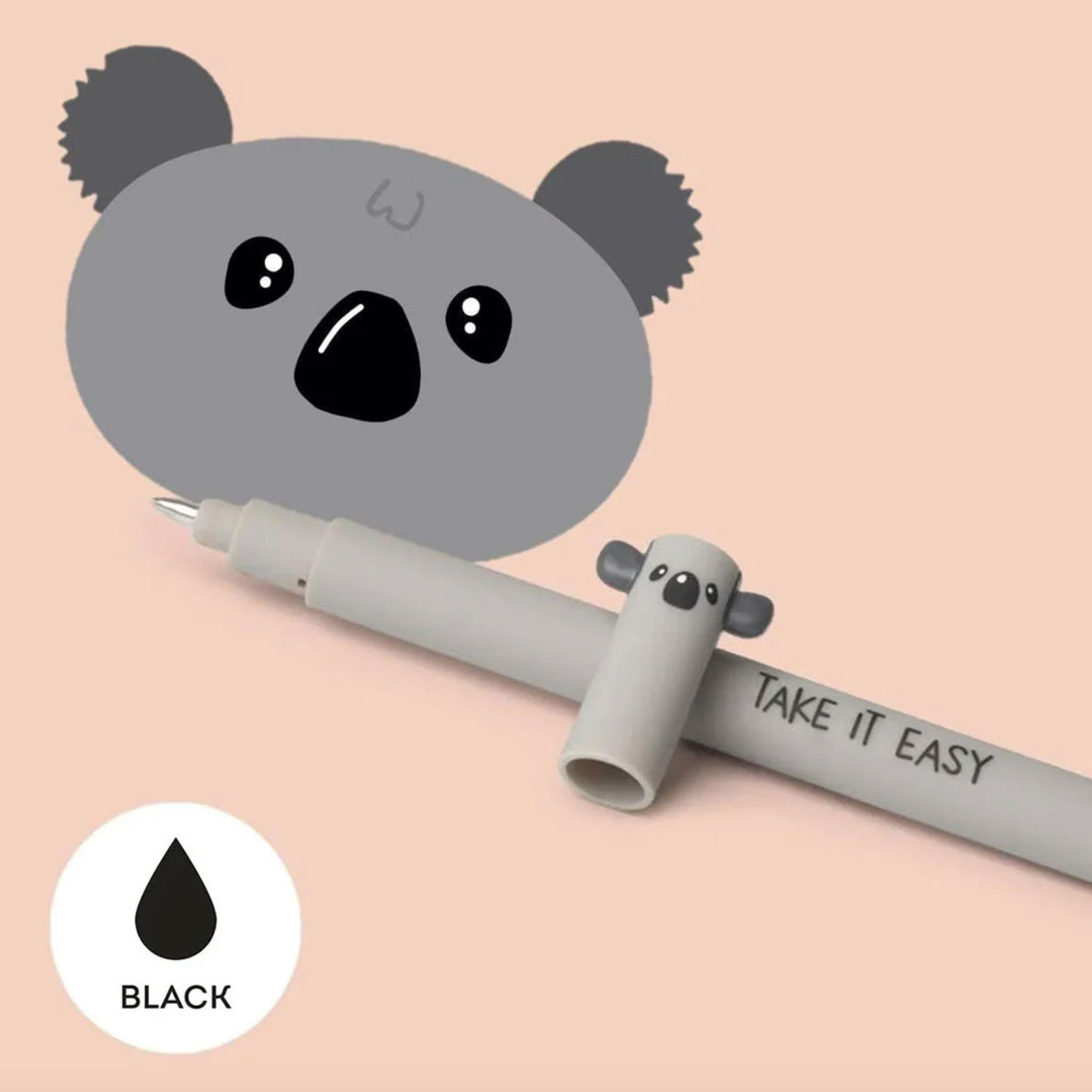 Legami - Gel Pen - Erasable - Koala (Black Ink)