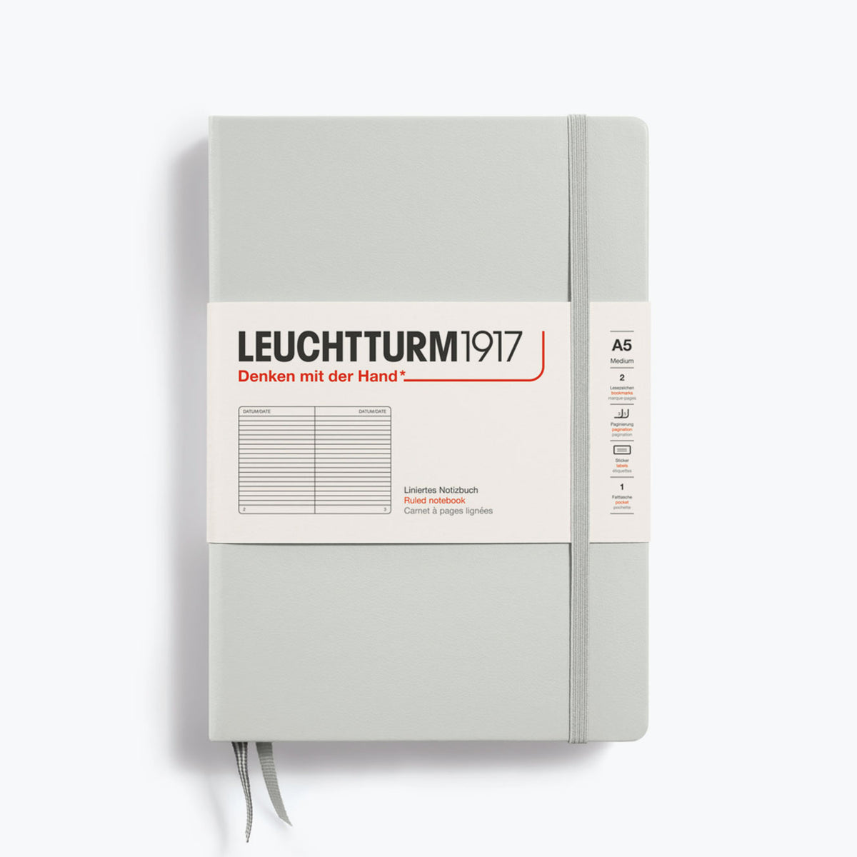 Leuchtturm1917 - Notebook - A5 - Light Grey <Outgoing>