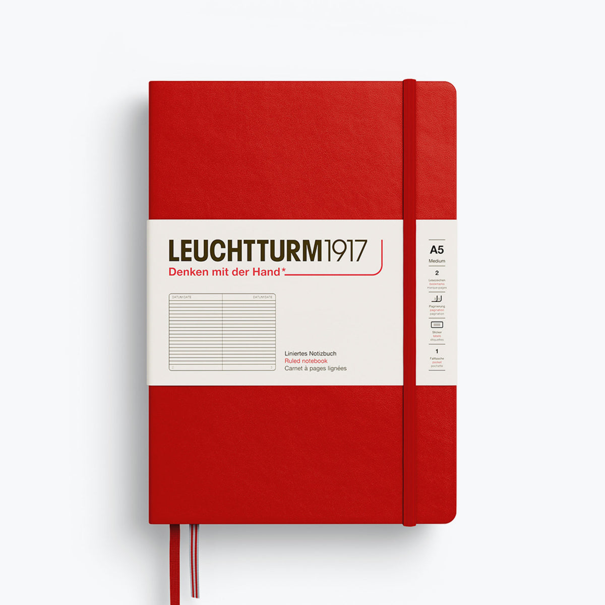 Leuchtturm1917 - Notebook - A5 - Cherry
