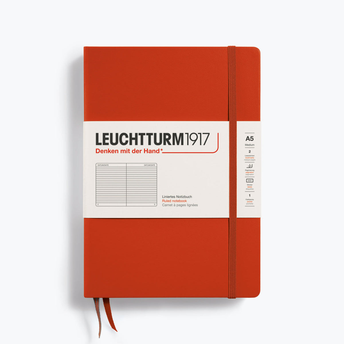 Leuchtturm1917 - Notebook - A5 - Fox Red <Outgoing>