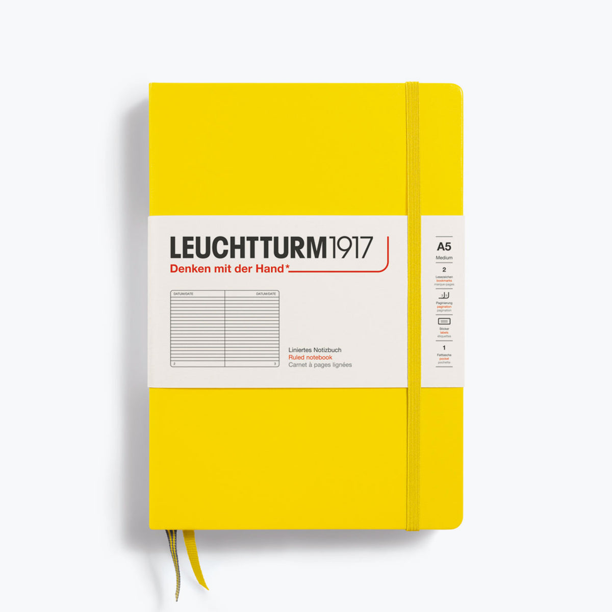 Leuchtturm1917 - Notebook - A5 - Lemon <Outgoing>