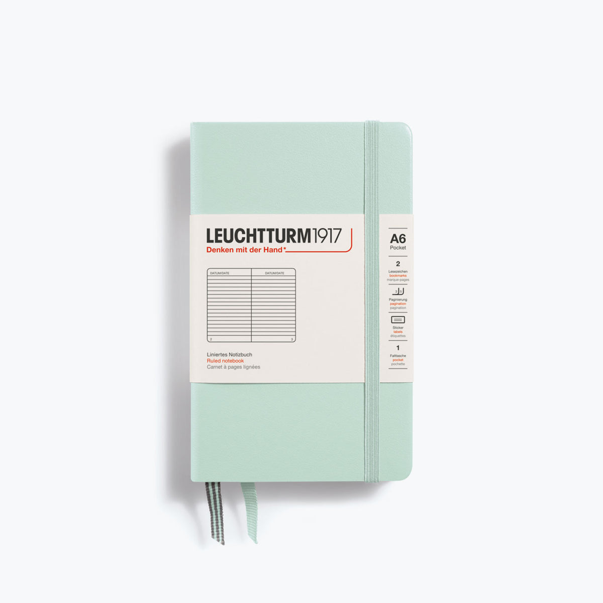 Leuchtturm1917 - Notebook - A6 - Mint Green <Outgoing>