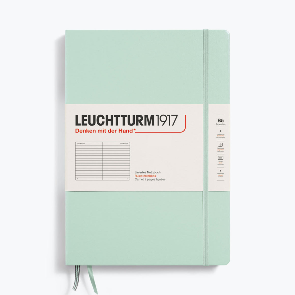 Leuchtturm1917 - Notebook - Hardcover - B5 - Mint Green <Outgoing>