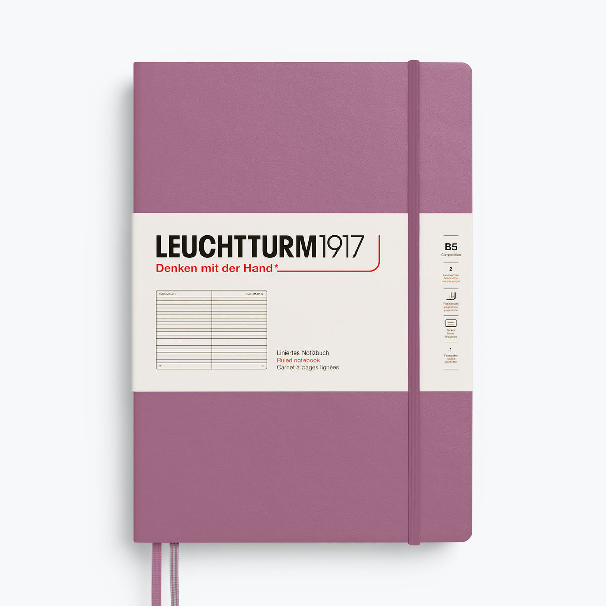 Leuchtturm1917 - Notebook - Hardcover - B5 - Dusty Rose