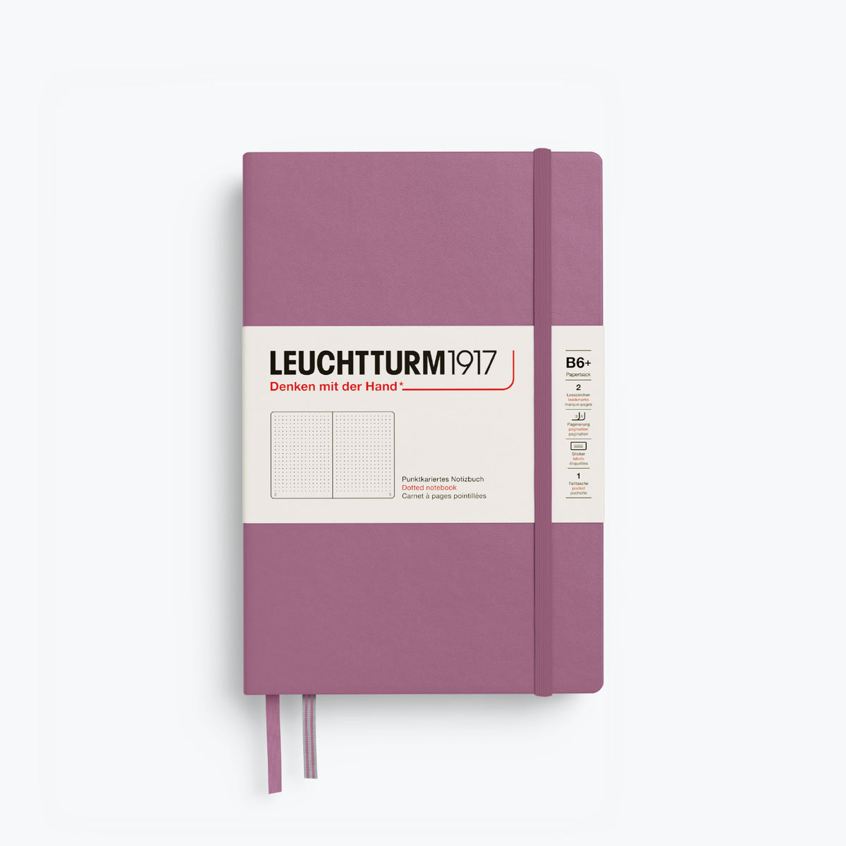 Leuchtturm1917 - Notebook - Hardcover - B6+ - Dusty Rose