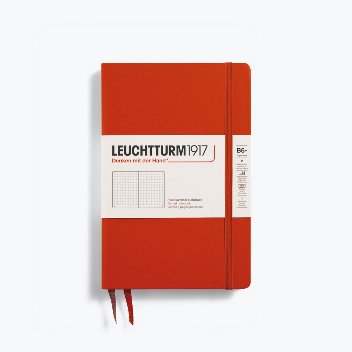 Leuchtturm1917 - Notebook - Hardcover - B6+ - Fox Red <Outgoing>