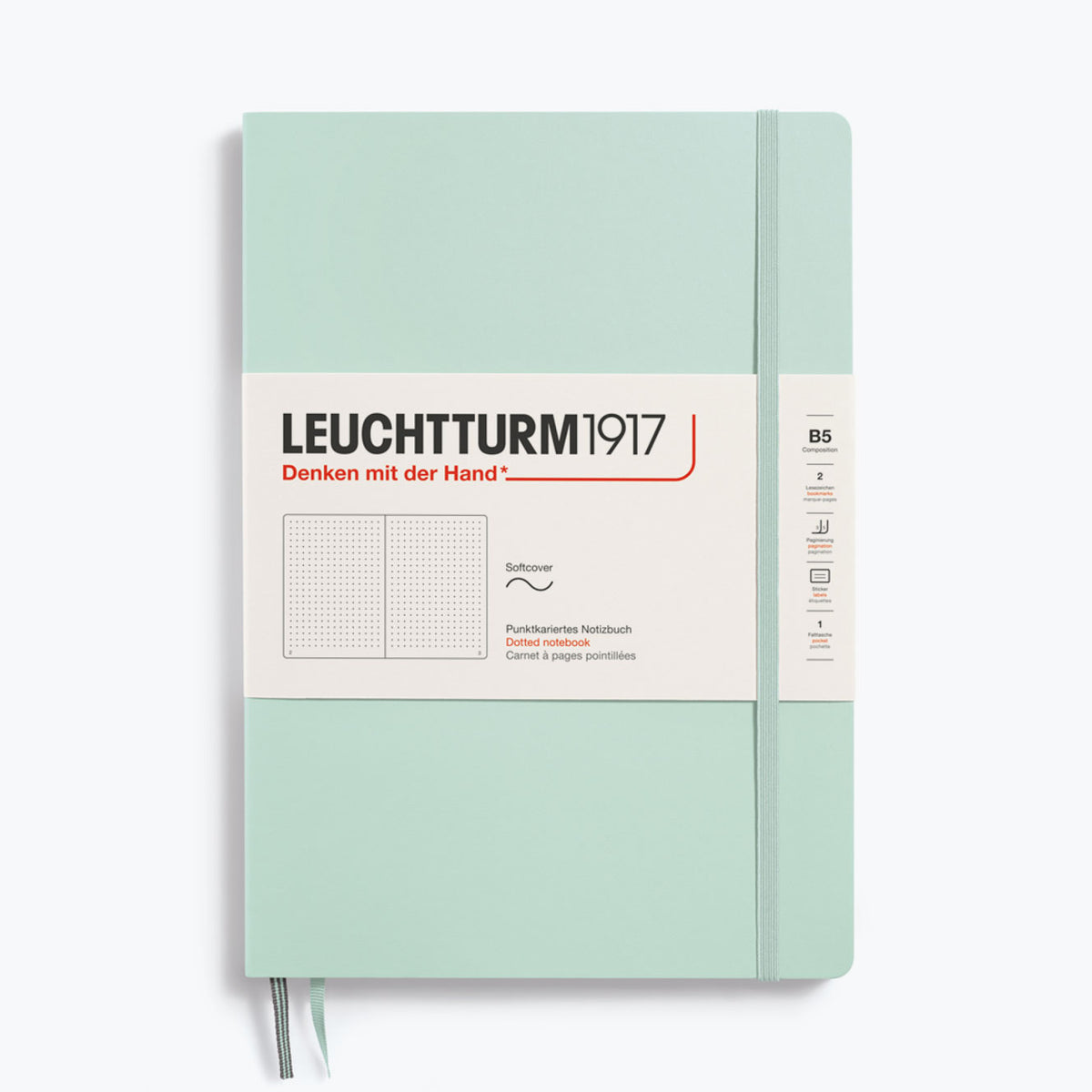 Leuchtturm1917 - Notebook - Softcover - B5 - Mint Green <Outgoing>