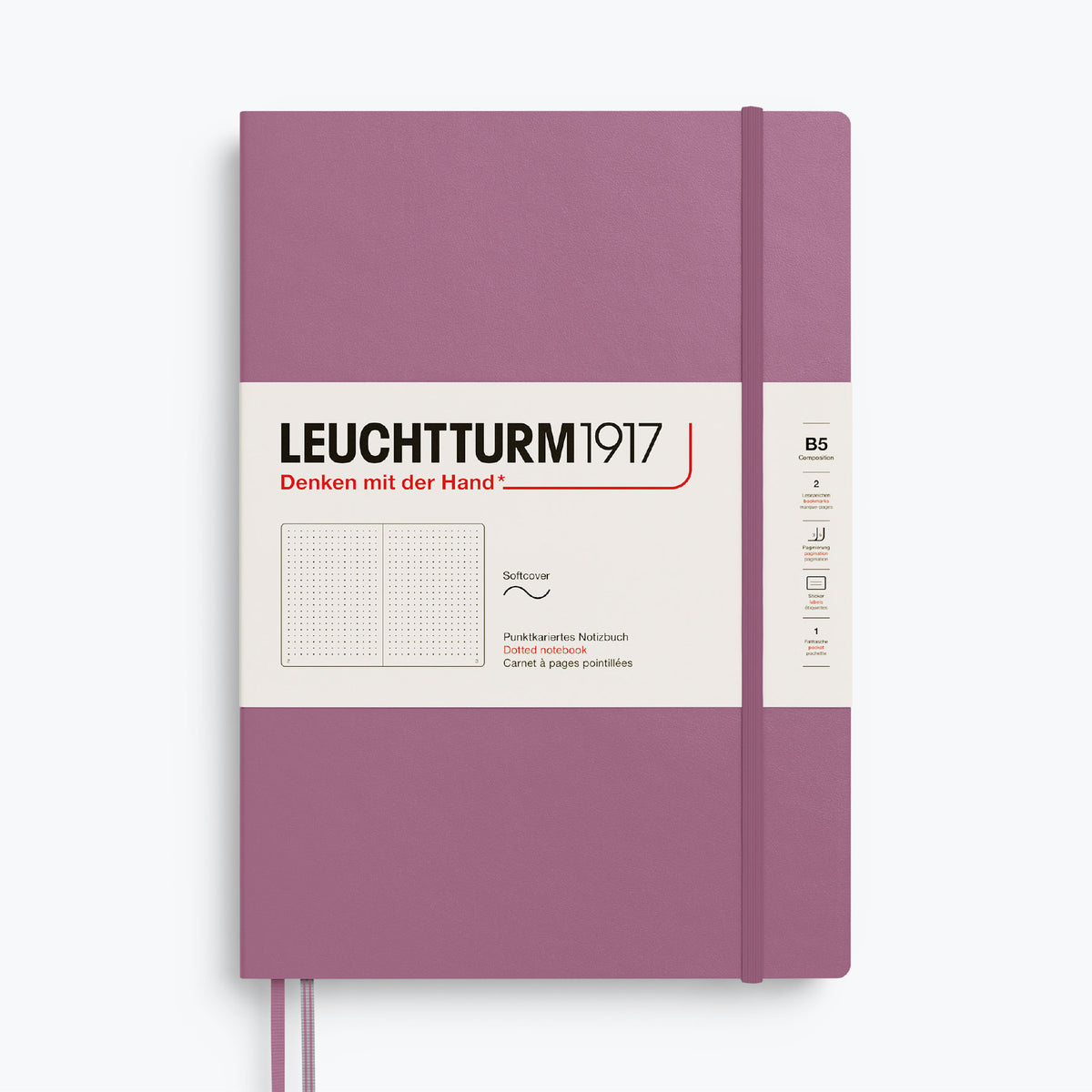 Leuchtturm1917 - Notebook - Softcover - B5 - Dusty Rose