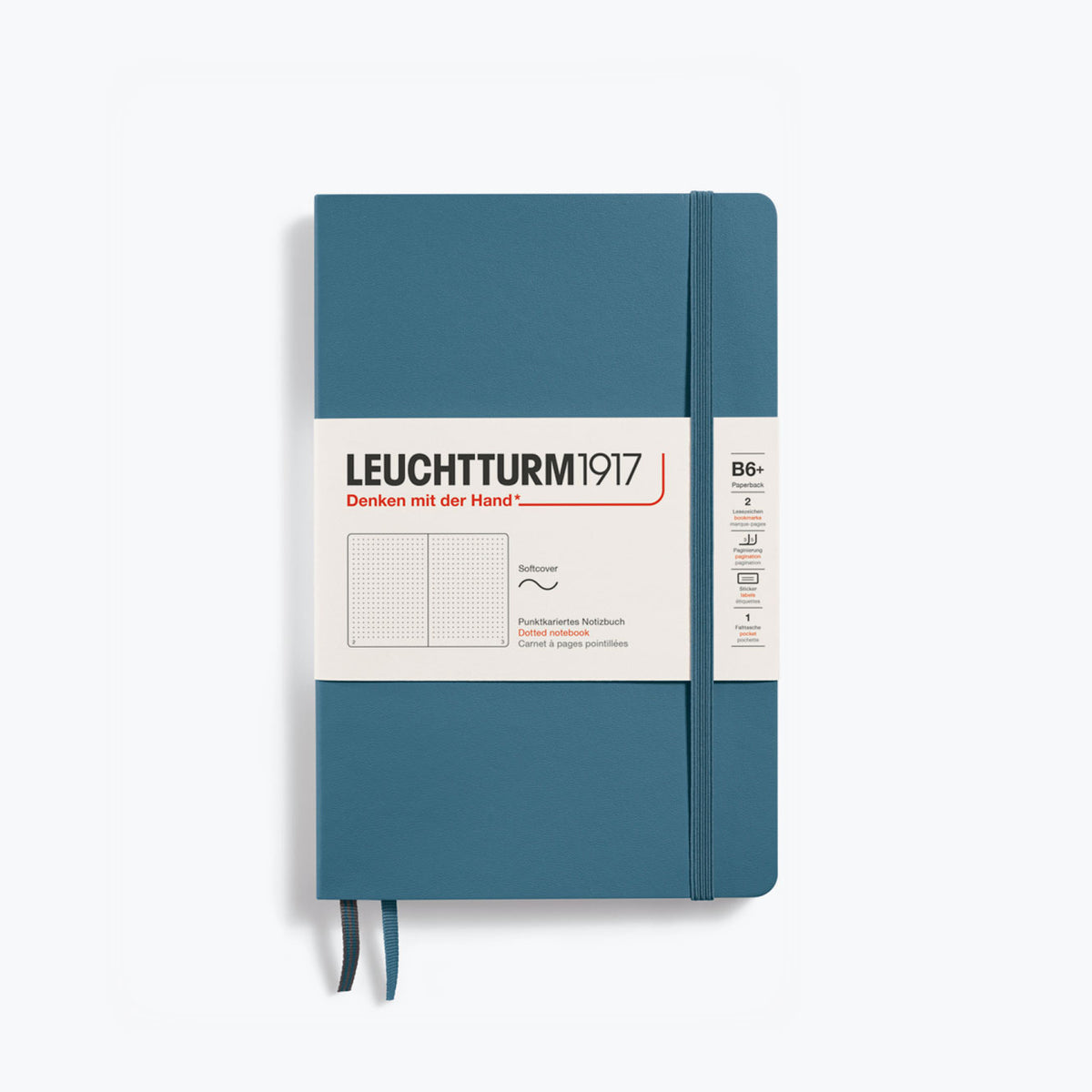 Leuchtturm1917 - Notebook - Softcover - B6+ - Stone Blue