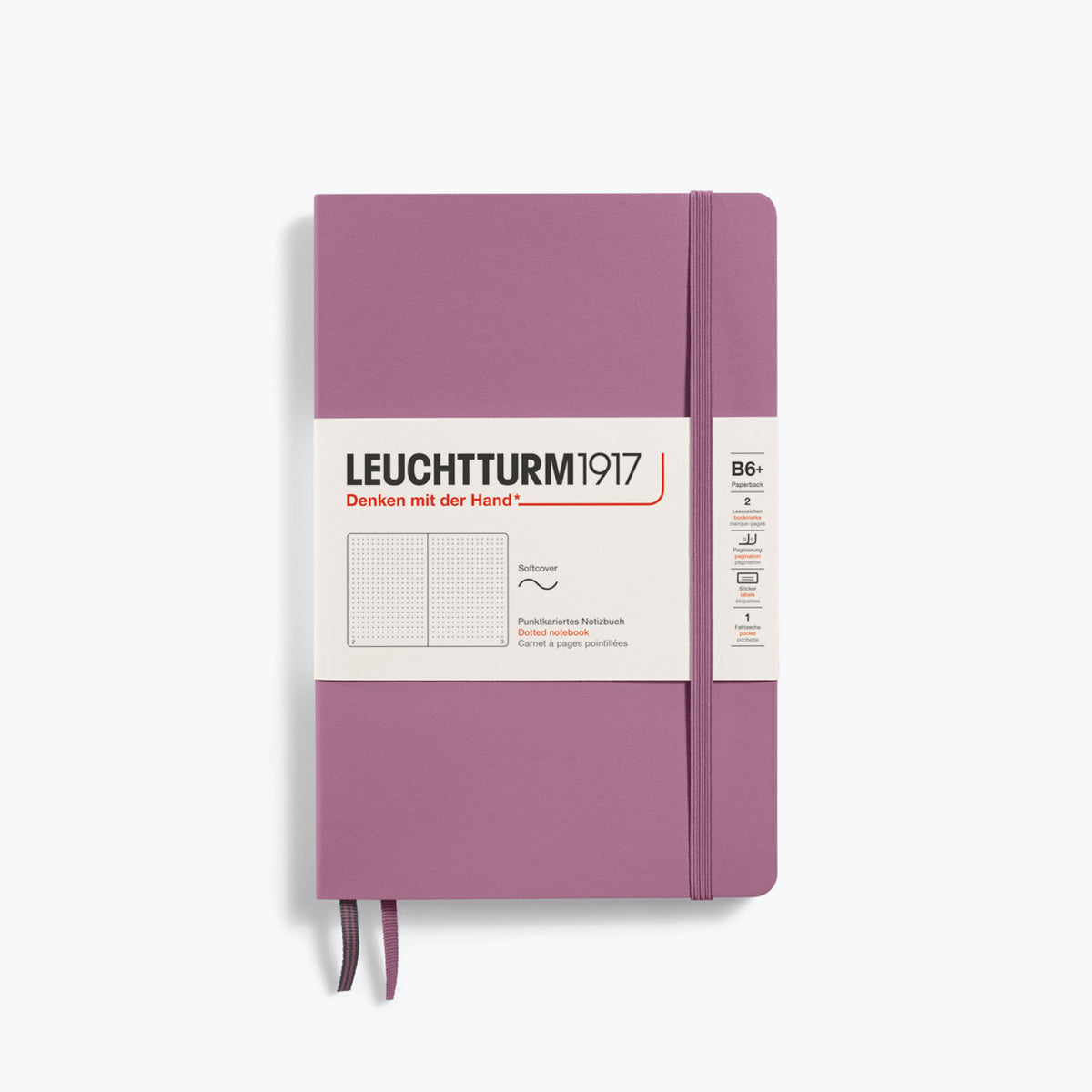 Leuchtturm1917 - Notebook - Softcover - B6+ - Dusty Rose