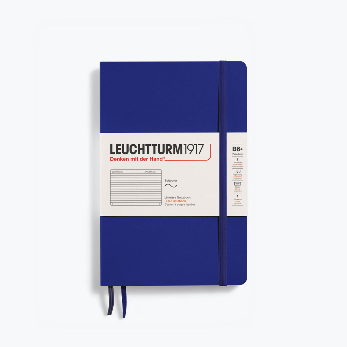 Leuchtturm1917 - Notebook - Softcover - B6+ - Ink