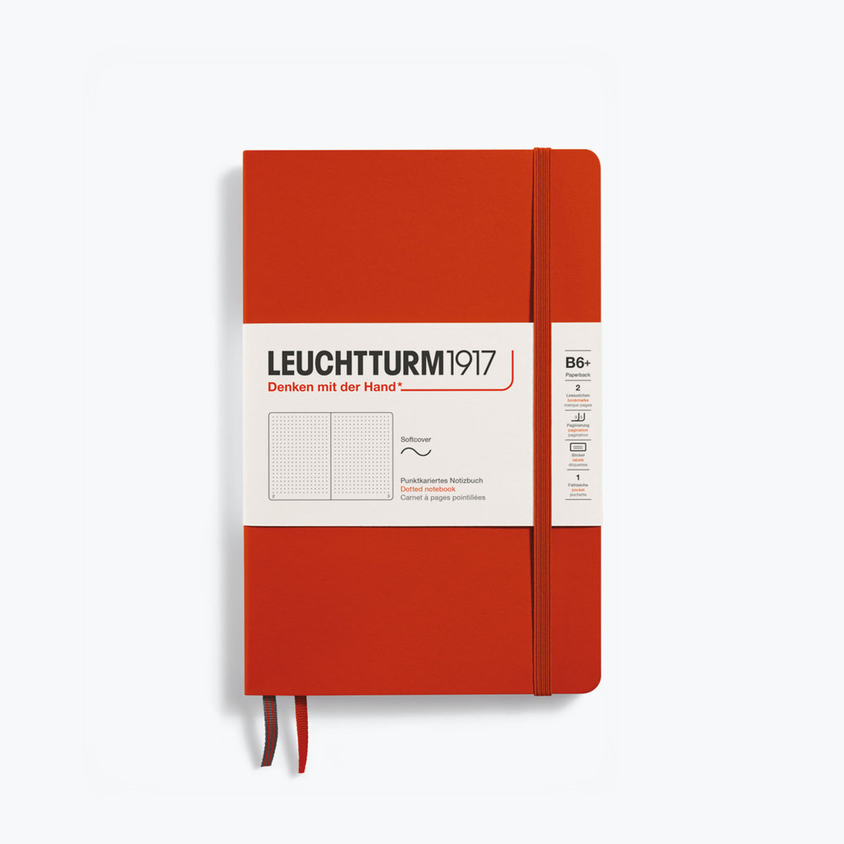 Leuchtturm1917 - Notebook - Softcover - B6+ - Fox Red <Outgoing>