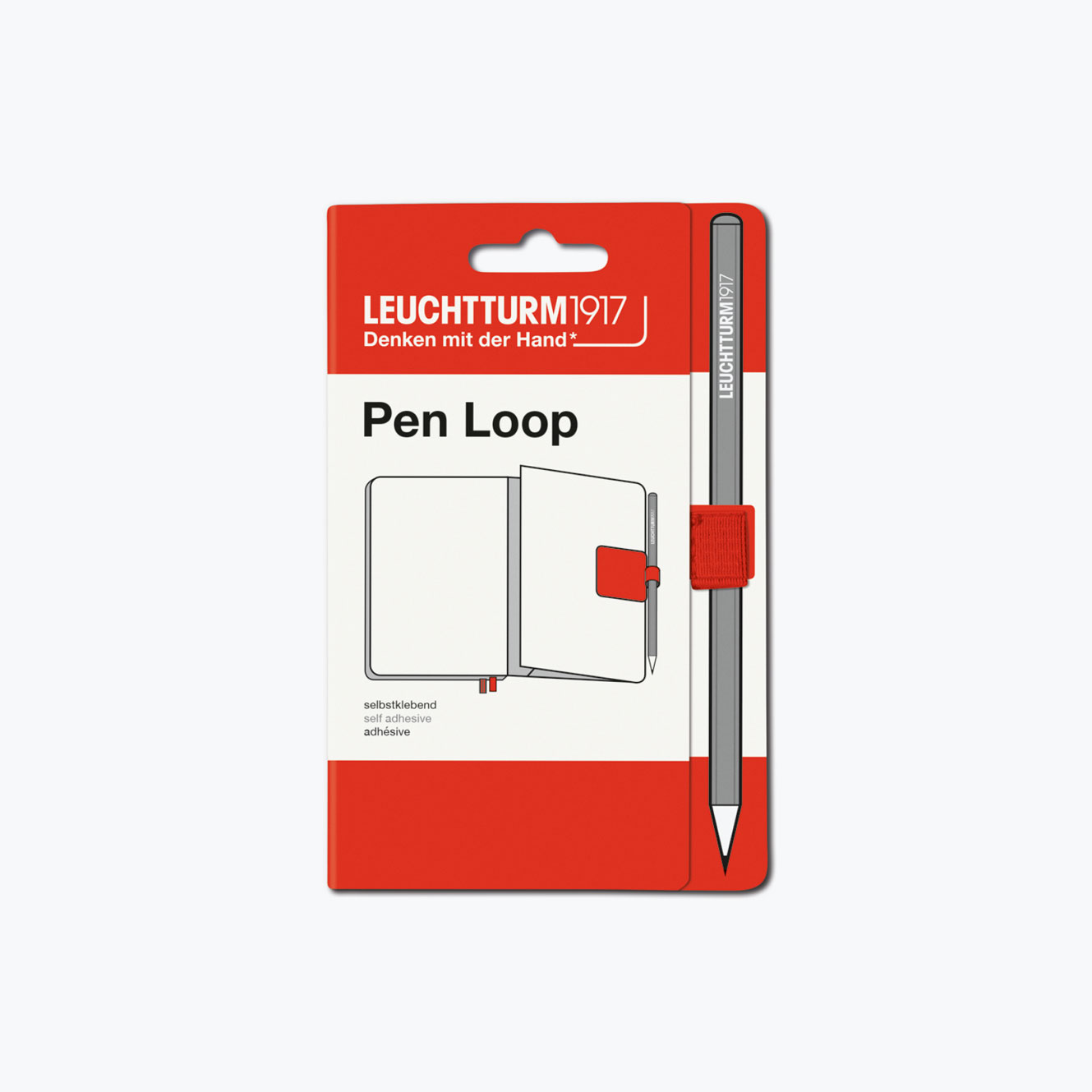 Leuchtturm1917 pen loop in lobster red colour