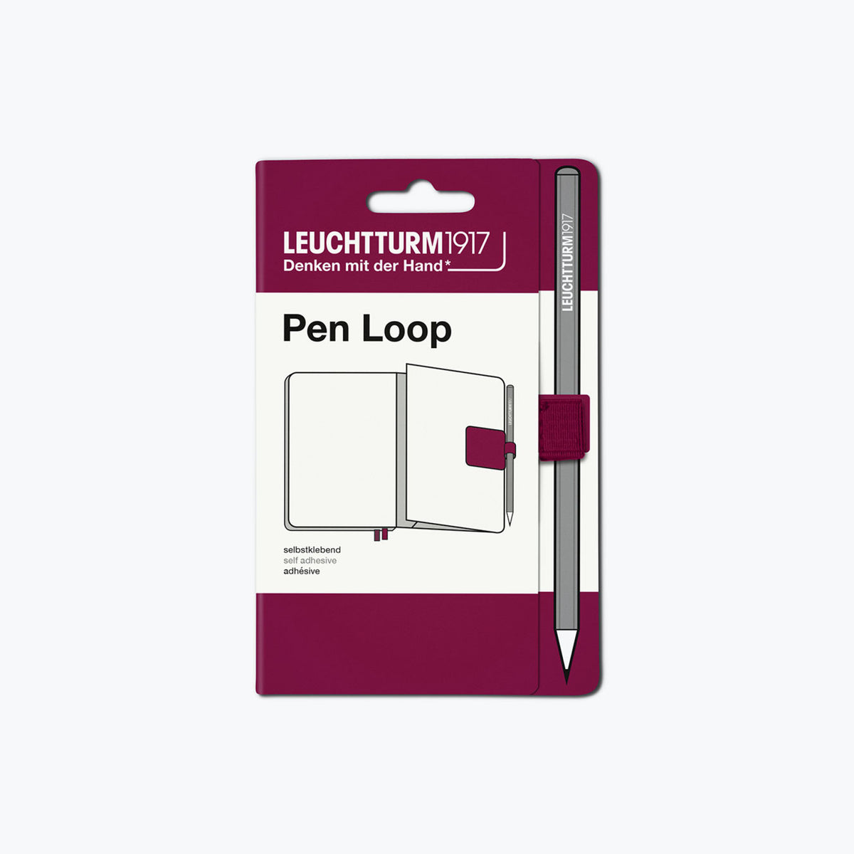 Leuchtturm1917 pen loop in port red